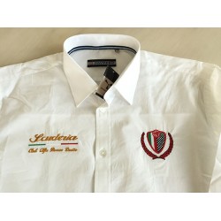 CAMICIA MANAGER RICAMATA