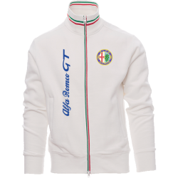 FELPA TRICOLORE RICAMATA ALFA