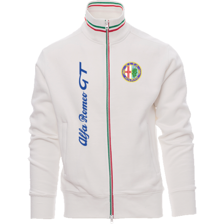 FELPA TRICOLORE RICAMATA ALFA